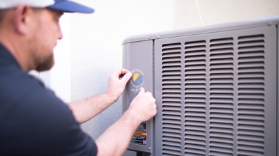 Technician Working Outdoors Photo