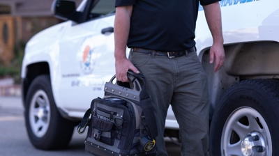 Technician Begins Work Photo