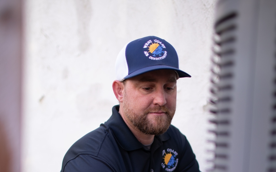 Technician Working Outdoors Photo