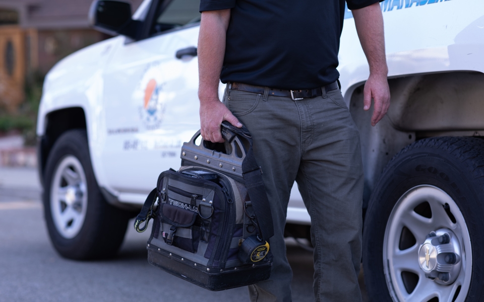 Technician Begins Work Photo